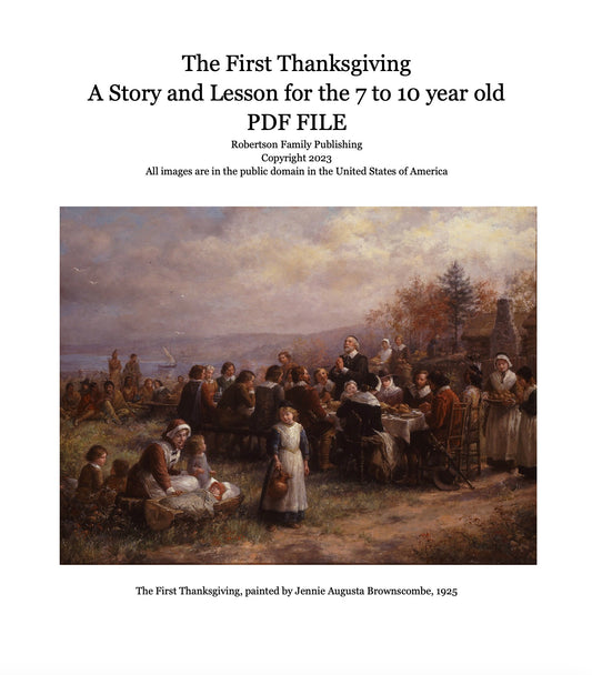The First Thanksgiving Lesson