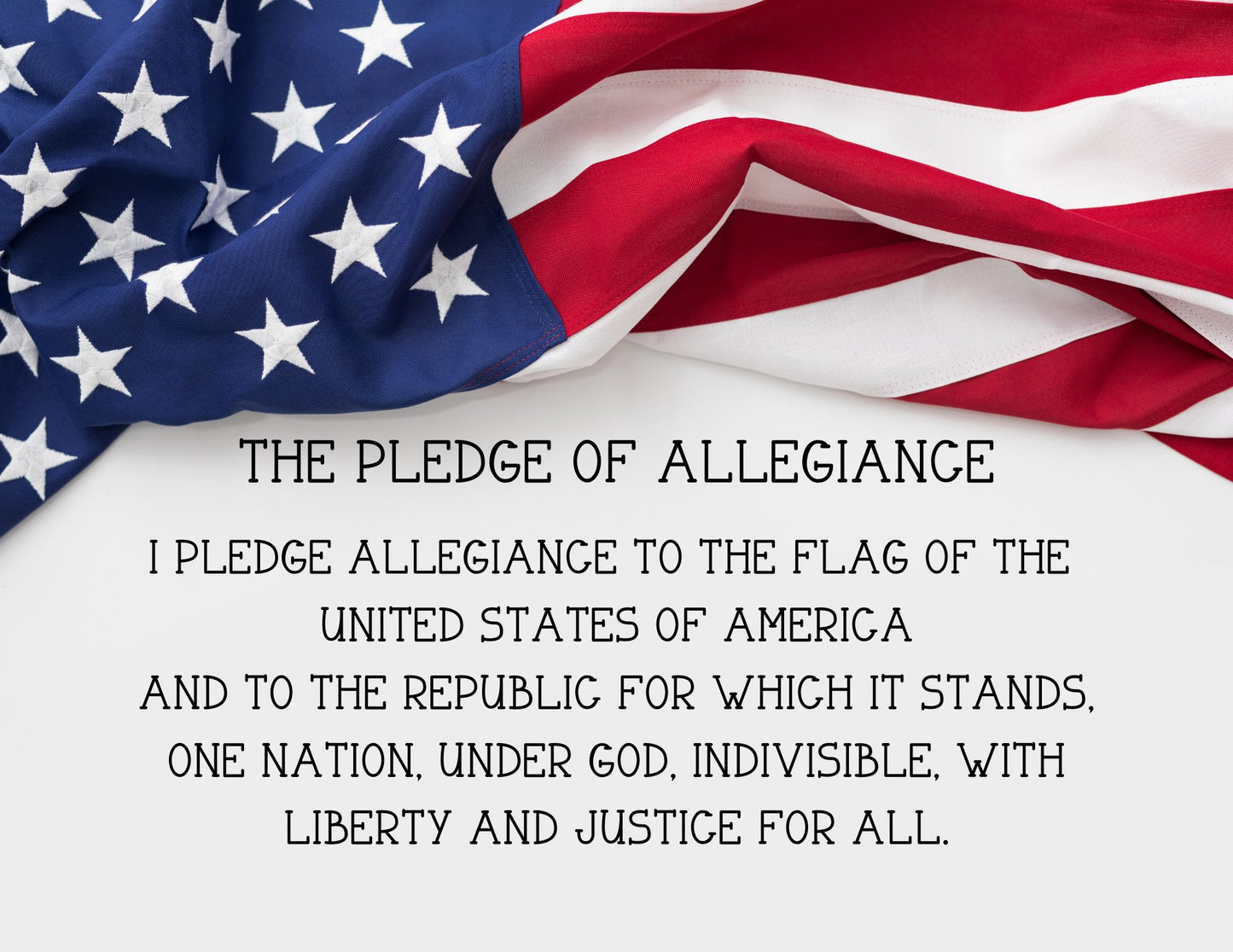 Pledge of Allegiance Poster