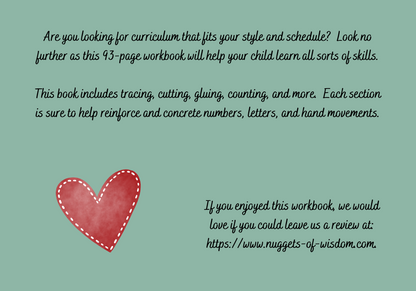 Pre-K Workbook: Getting Ready For Kindergarten!