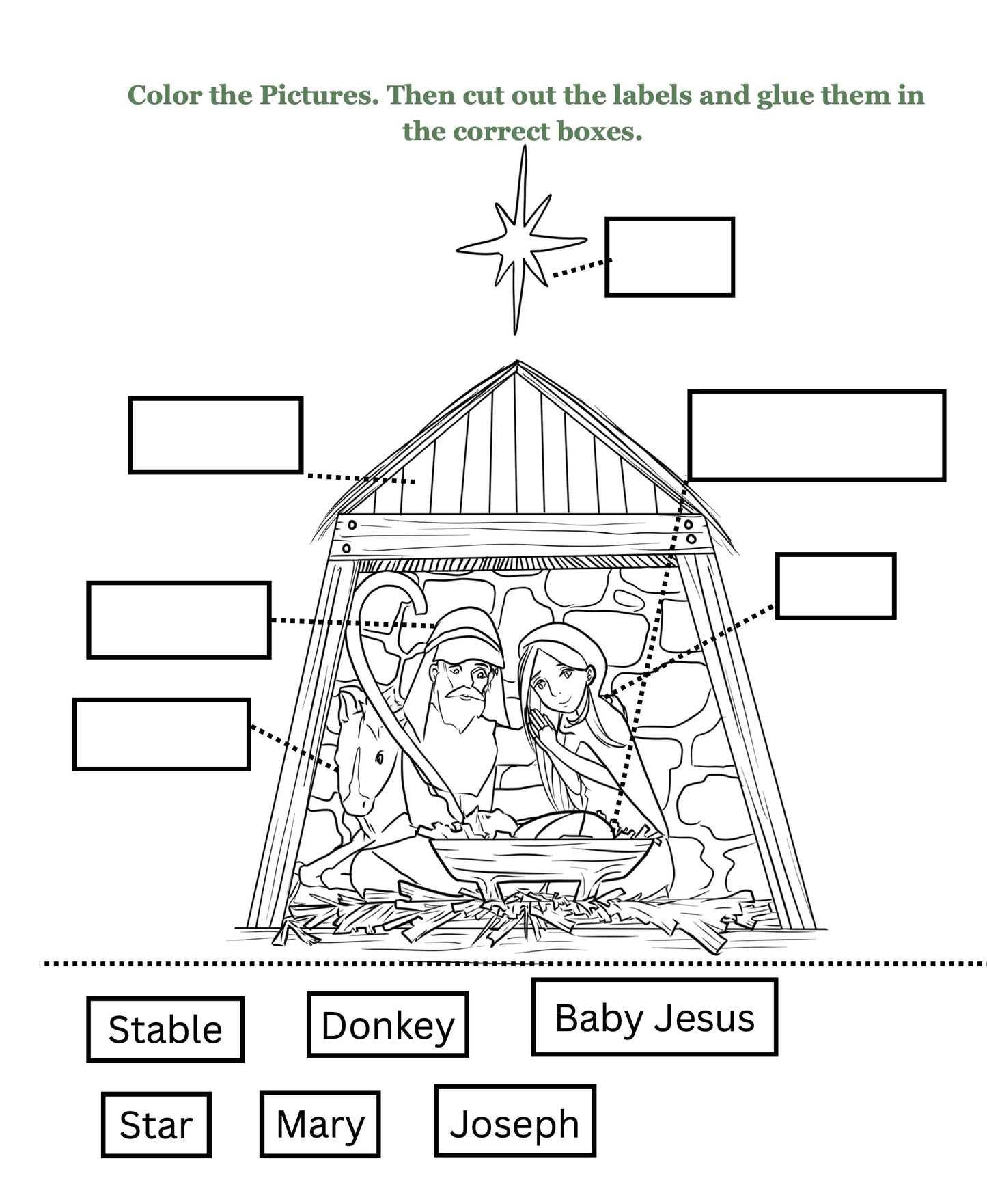 Religious Christmas Packet