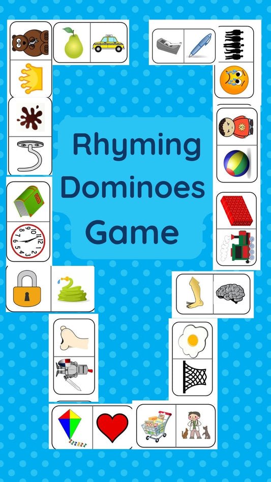 Rhyming Dominoes Game