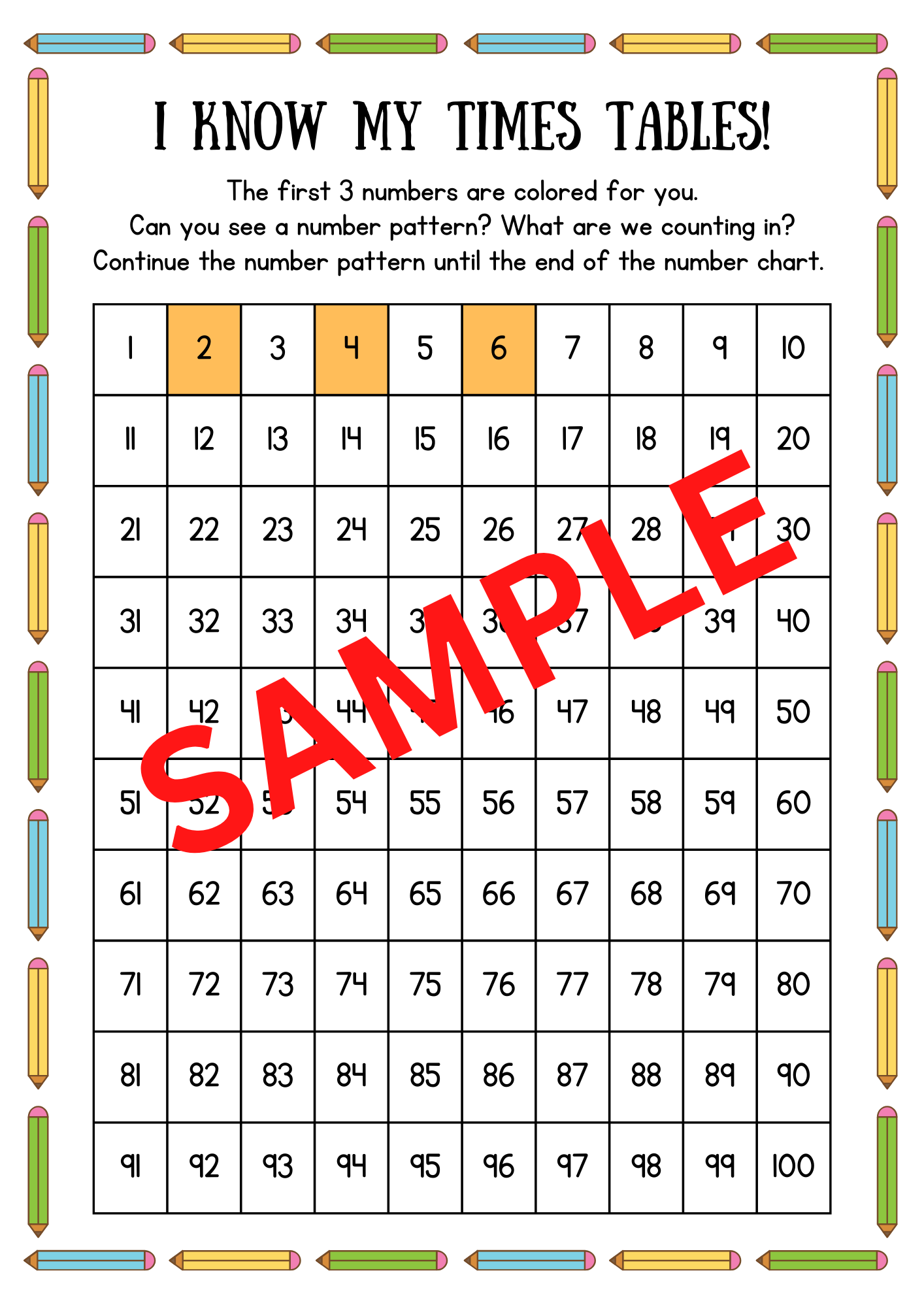 Times Tables Mastery Grids: Interactive Practice from 2 to 12