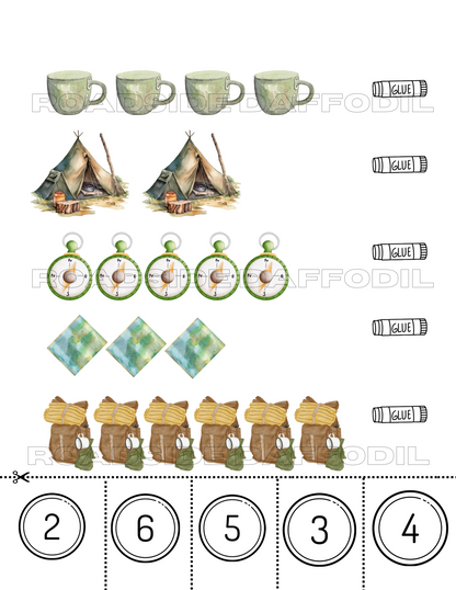 Cut and Paste Practice Workbook