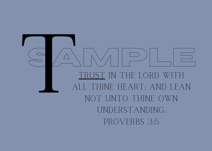 Laminated Proverbs for Littles: Print Copy