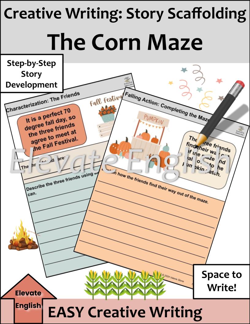 Creative Writing: Story Scaffolding (The Corn Maze)