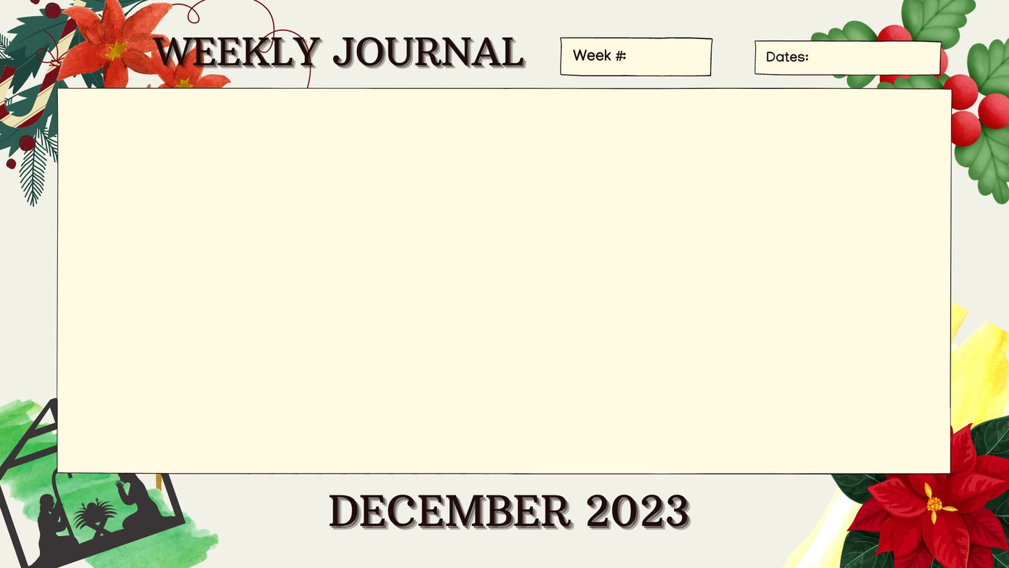 2023 Scripture Calendar Journal