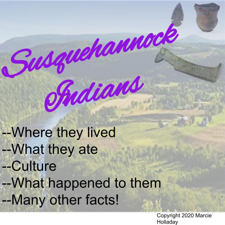 Susquehannock Indians Google Slide Presentation Report