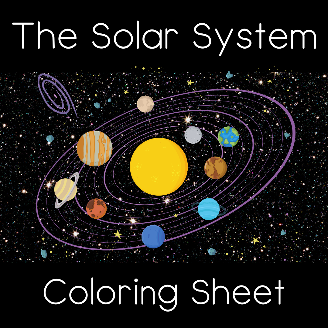 The Solar System Coloring Sheet – FREE