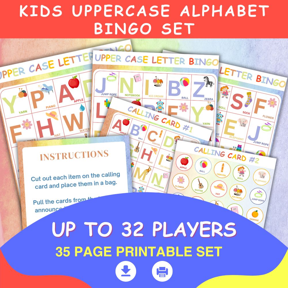 Uppercase BINGO Game