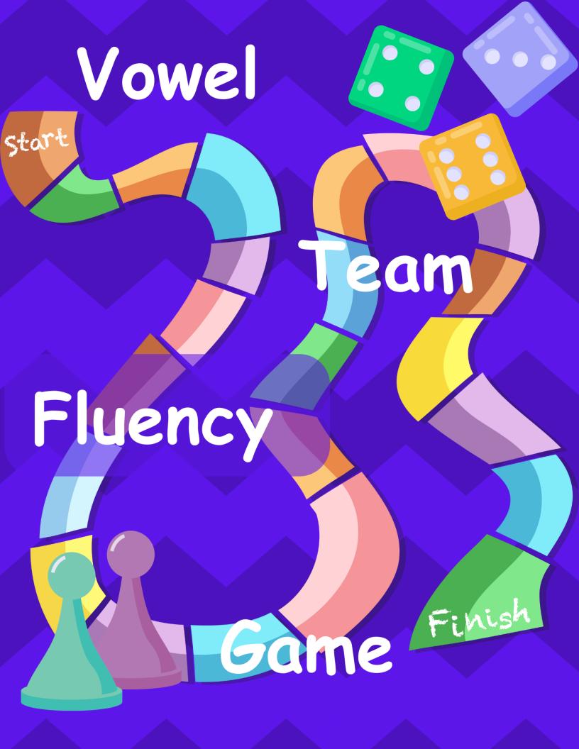 Vowel Teams Board Games Set