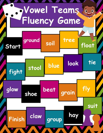 Vowel Teams Board Games Set