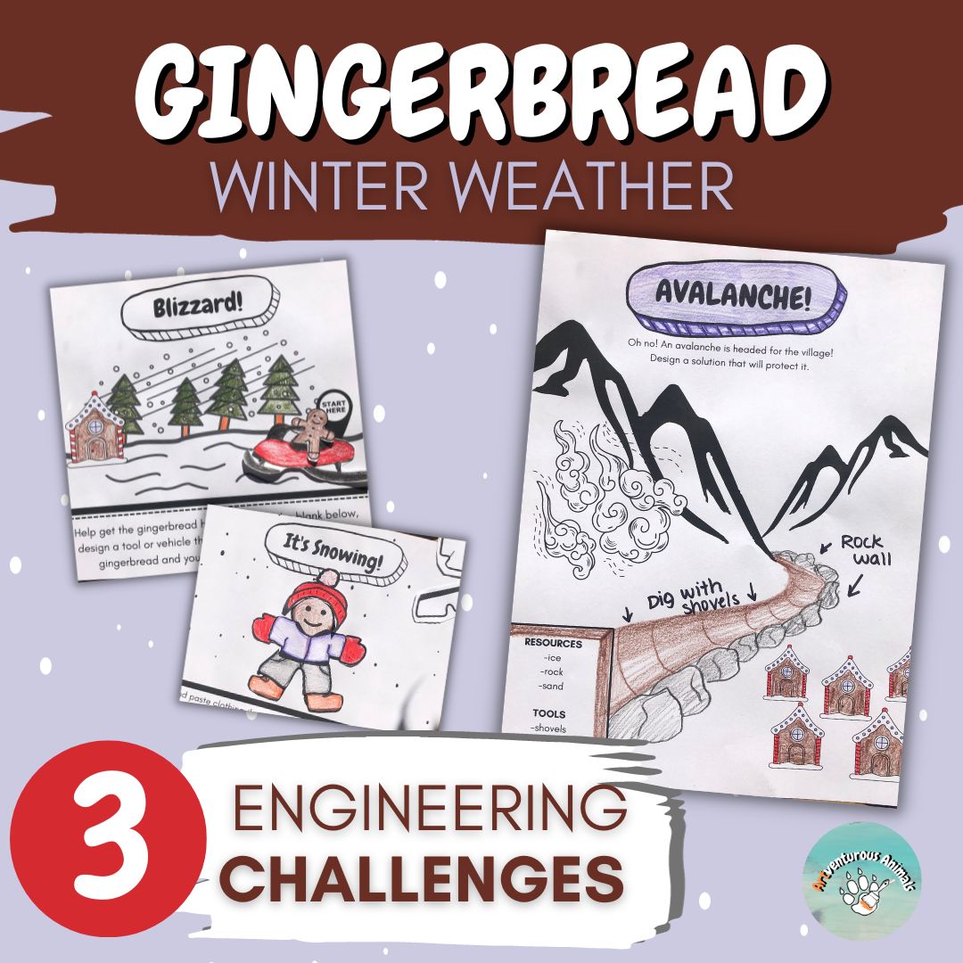 Winter Weather Engineering Activities - STEM and STEAM Projects for Kids