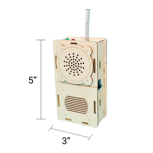 Build and Learn Walkie-Talkie STEM Kit (Set of 2)