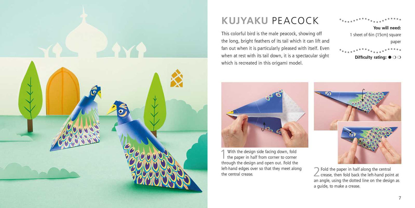 Origami Flowers and Birds by Mari Ono: Paperback; 64 pages / English
