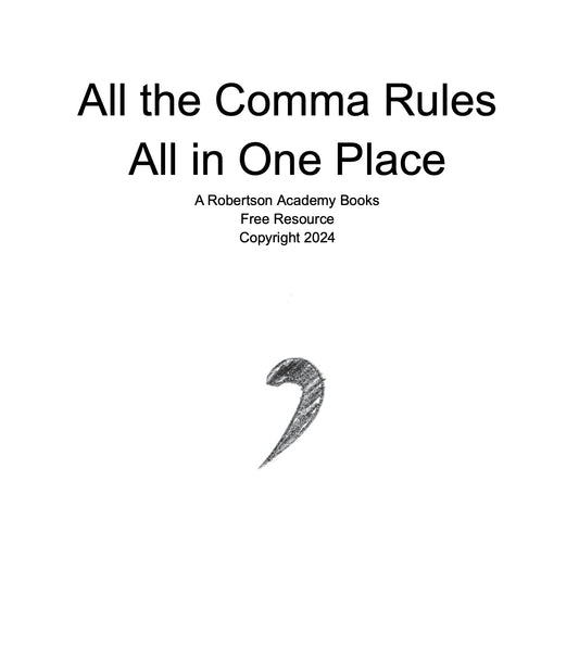 All Comma Rules