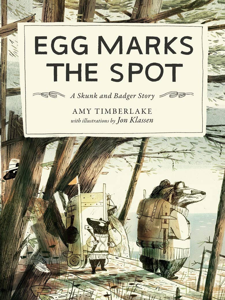 Egg Marks the Spot: A Skunk and Badger Story: Trade Paperback