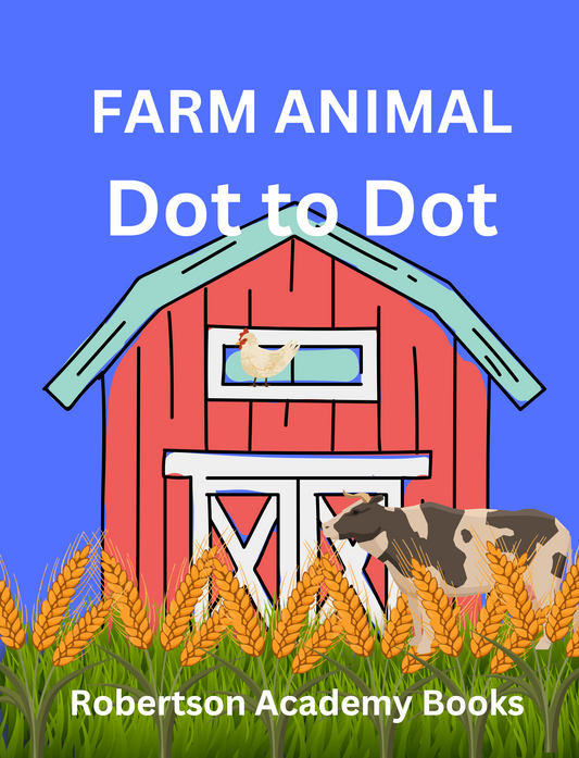 Farm Animal ABC Dot to Dot