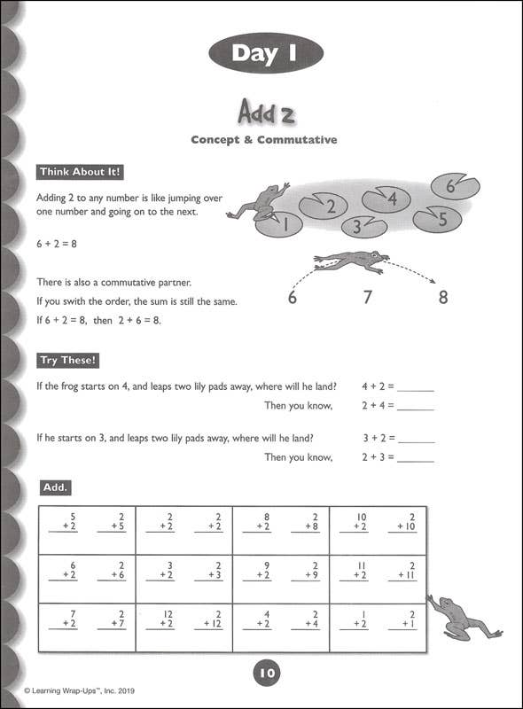 Learning Wrap-ups: 10 Days to Addition Mastery