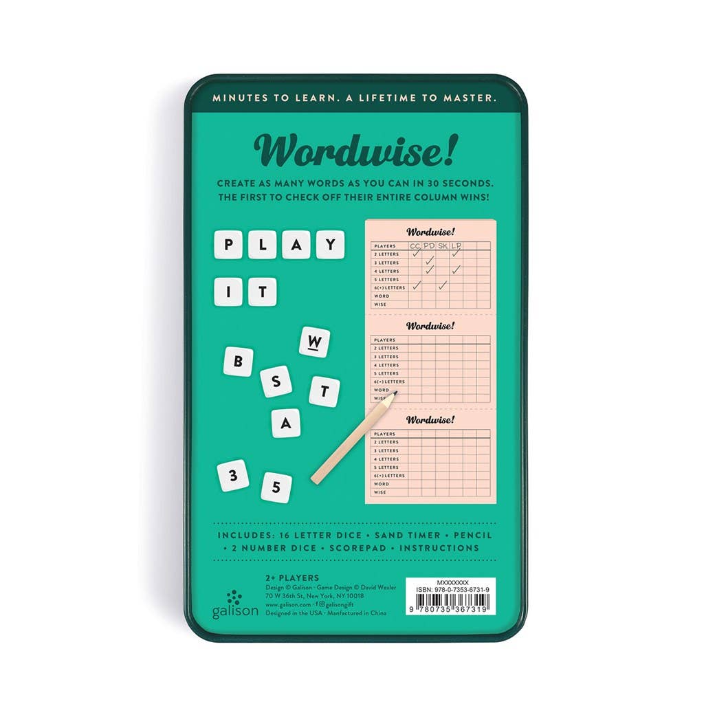 Wexler Studios Wordwise! Dice Game