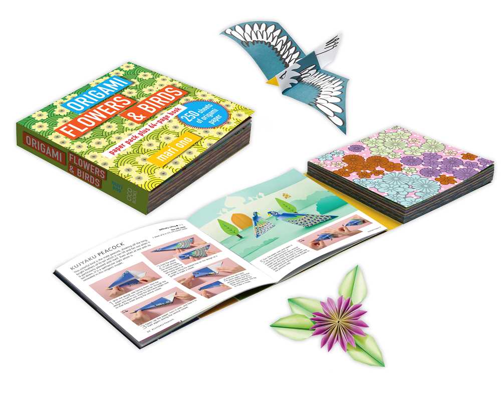 Origami Flowers and Birds by Mari Ono: Paperback; 64 pages / English