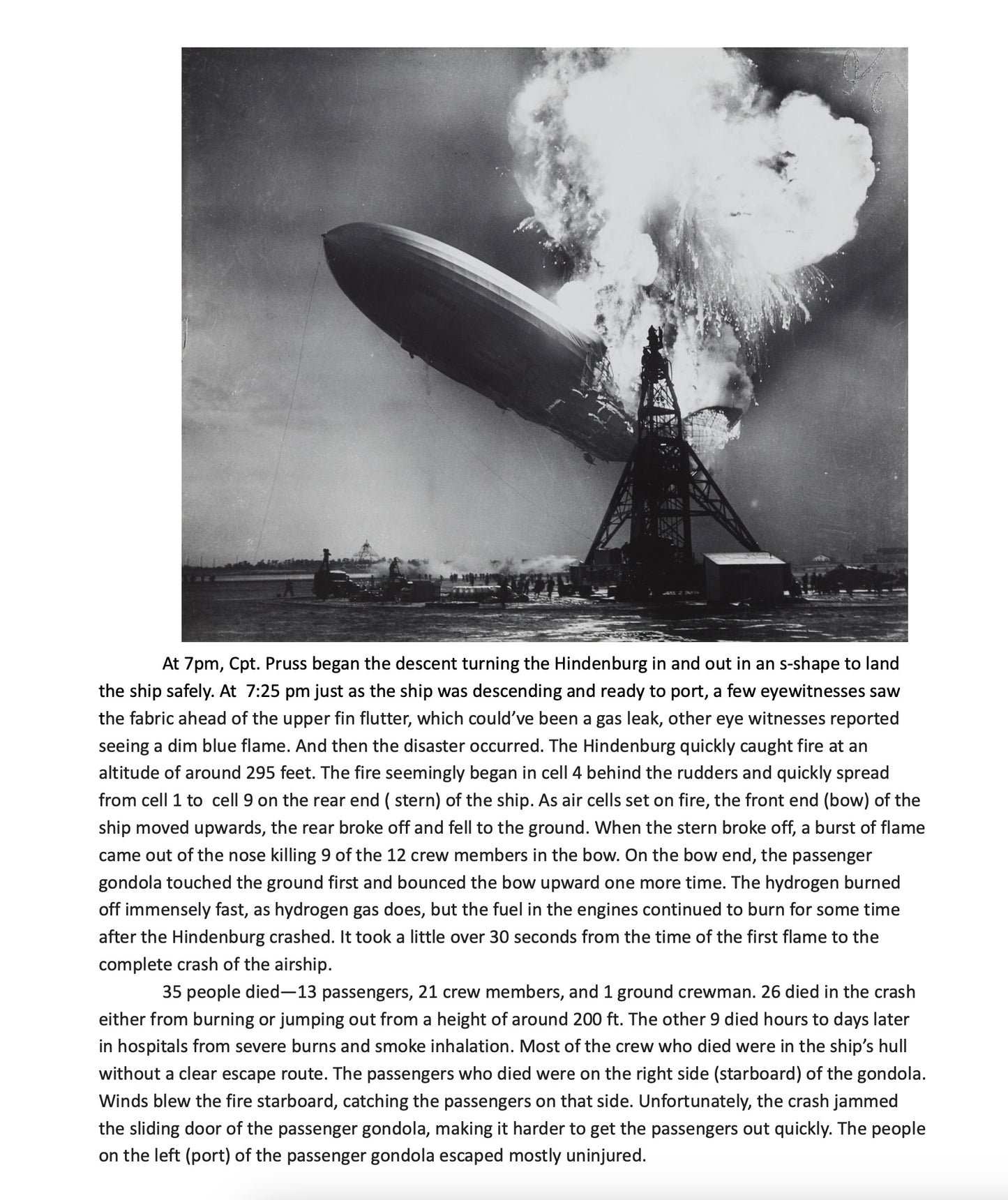 Zeppelins and the History of the Hindenburg