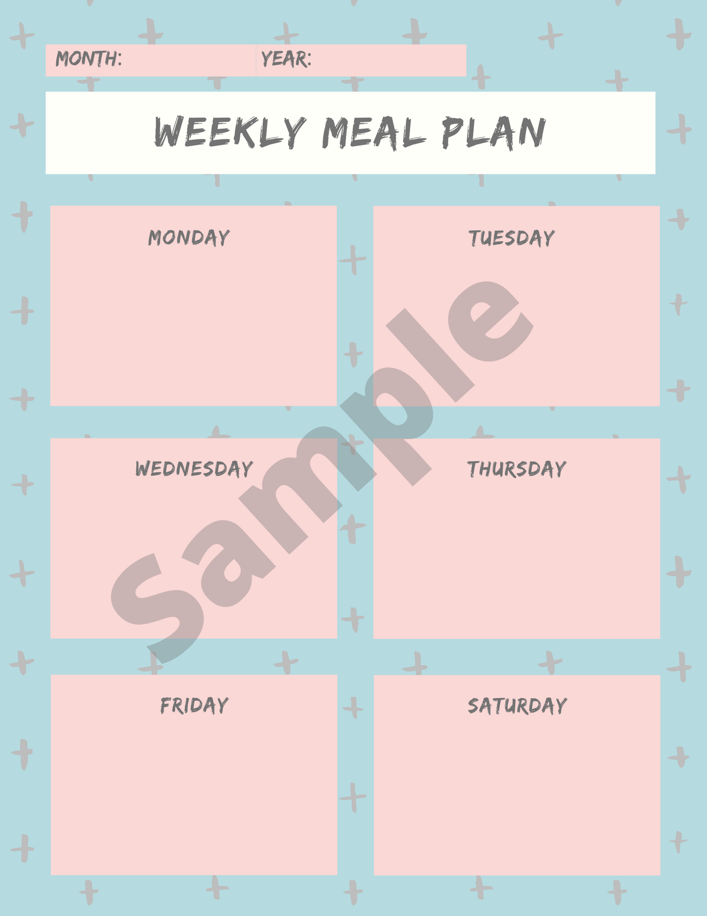 Retro Food Planner