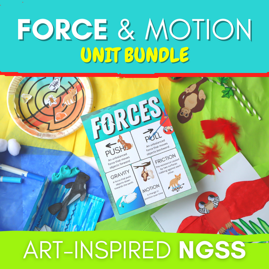 Force and Motion Project Bundle - Physical Science Unit with Magnets and Static