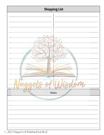 Garden Planner and Logbook (Undated)