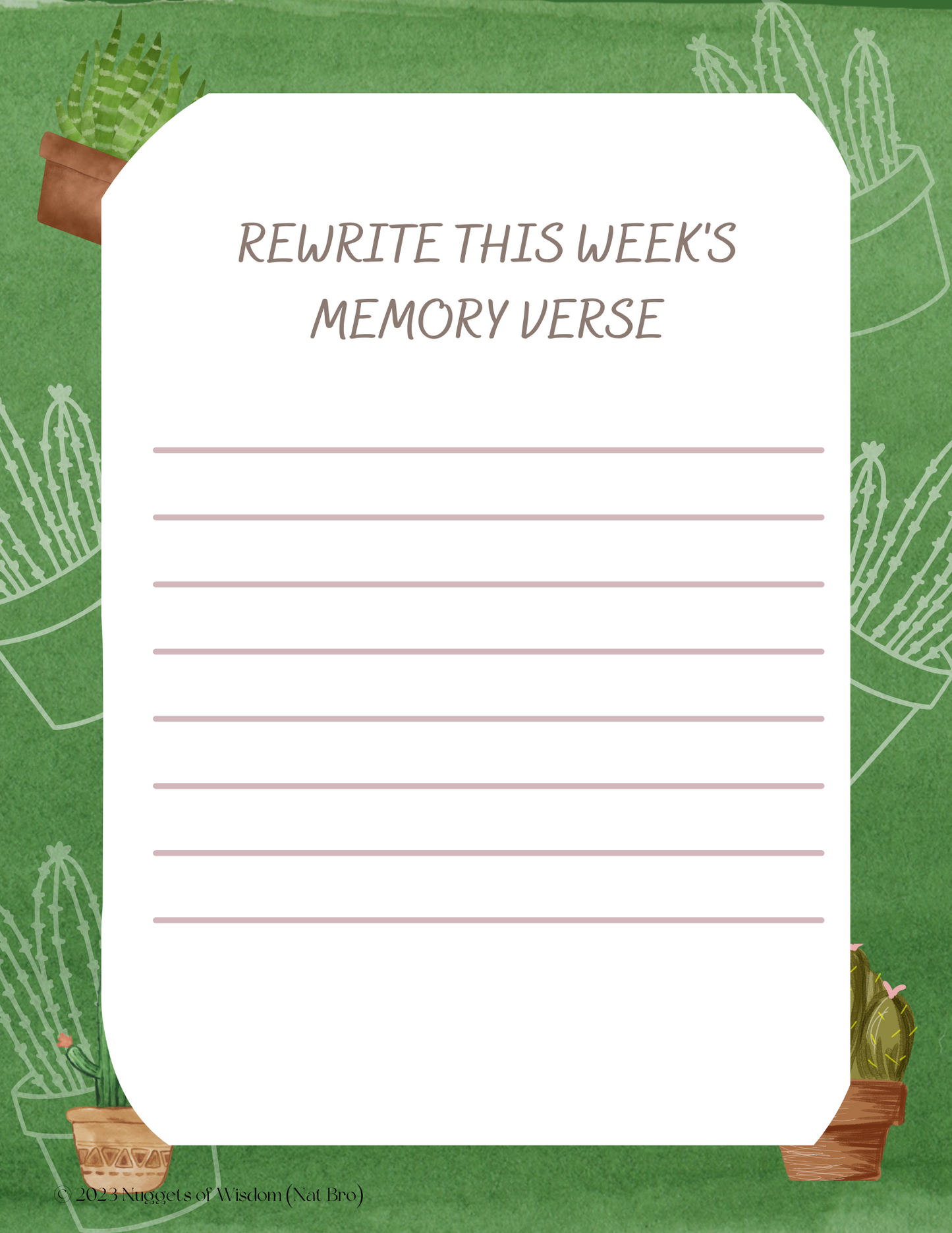 52-Week Memory Verse Activity Book