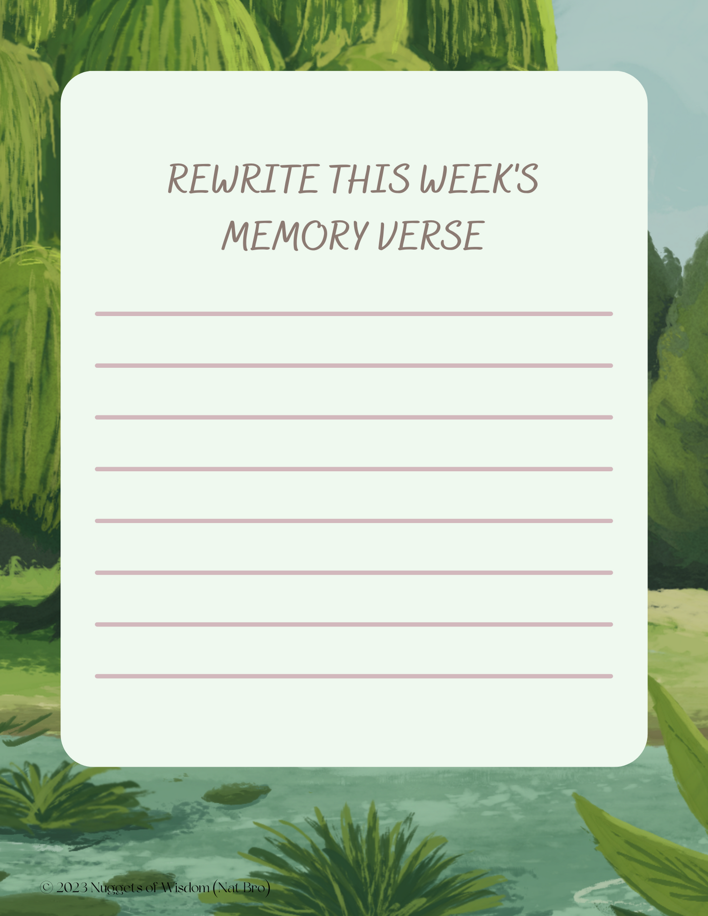 52-Week Memory Verse Activity Book