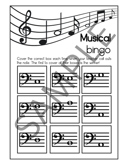 Musical Activity Book