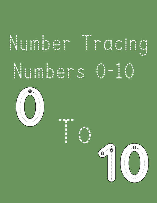 Number Tracing 0-10