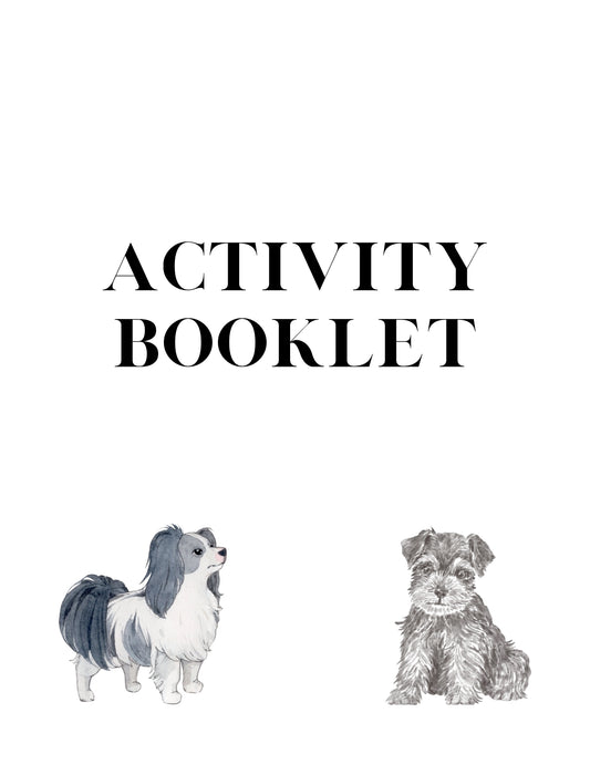 Dog Activity Booklet