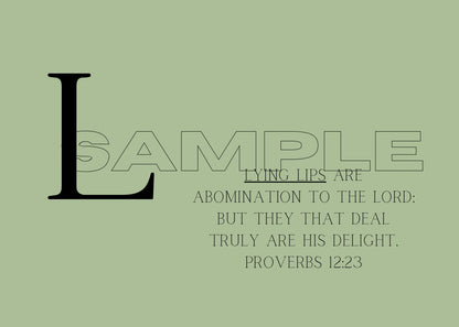Proverbs for Littles