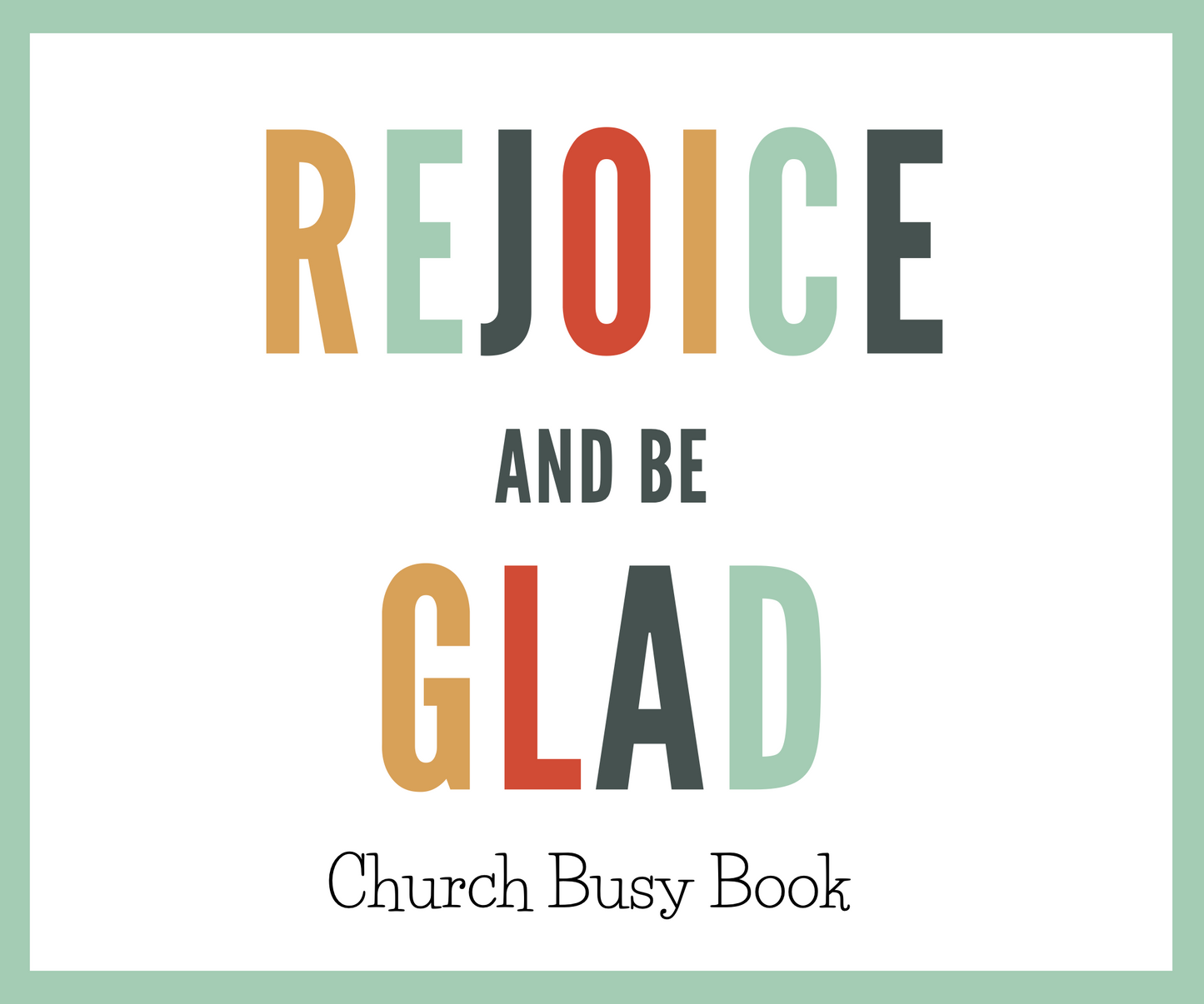 Church Busy Book