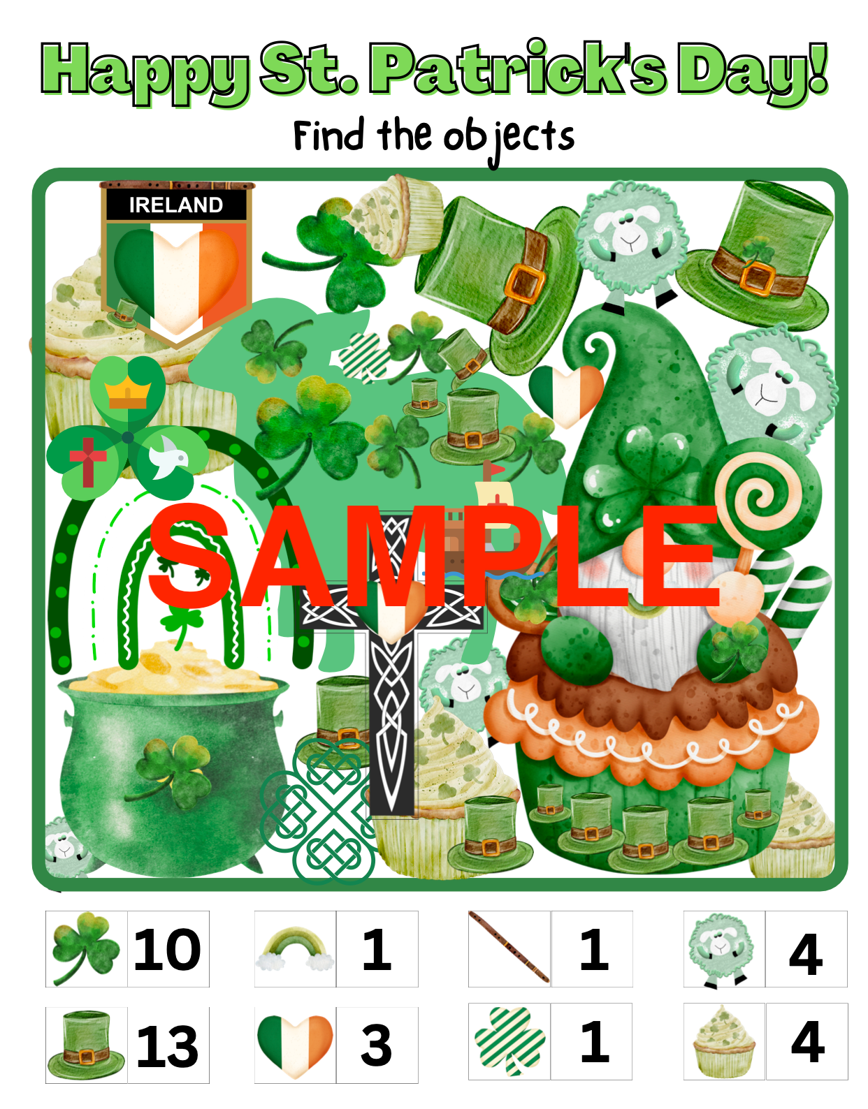 St. Patrick's Day Activity Pack! 1st, 2nd & 3rd Grade