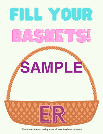 Easter Reading 10-Page Workbook (K-2 Grade)