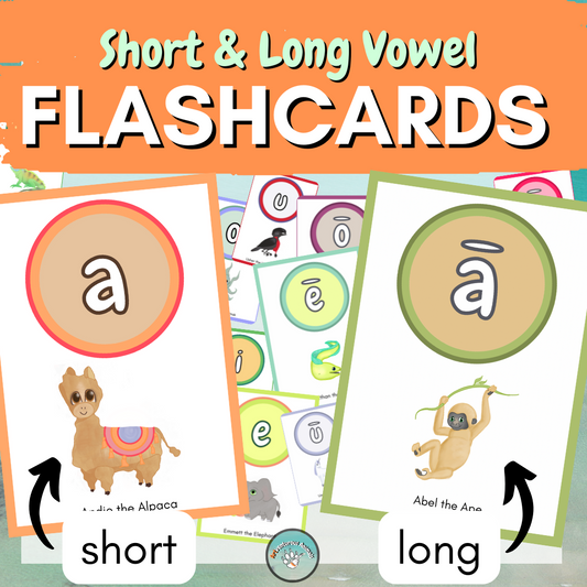 Short and Long Vowel Flashcard Pack